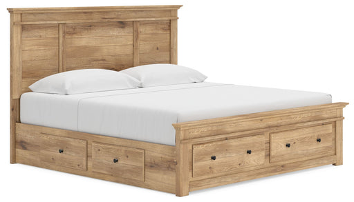 Makidern - Panel Storage Bed With Under Bed Storage Unit And Storage Footboard - R&R Furniture Gallery (Fountain Valley, CA)