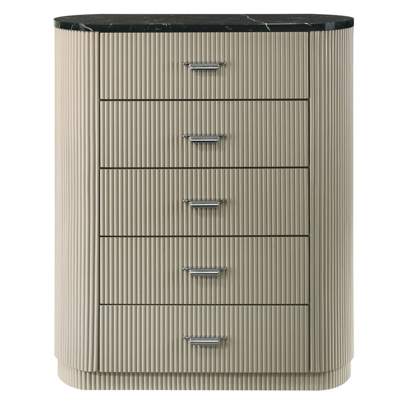 Travonte - Chest - Gray / Beige - R&R Furniture Gallery (Fountain Valley, CA)