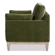 Pasadena - Wide Modern Farmhouse Accent Arm Chair - Olive Green - R&R Furniture Gallery (Fountain Valley, CA)