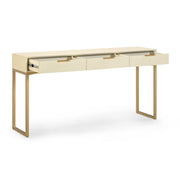 Pesce - 3 Drawer Console Table - R&R Furniture Gallery (Fountain Valley, CA)