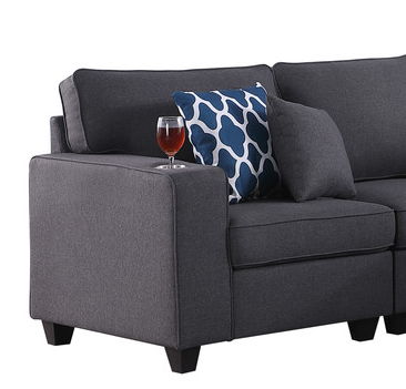 Cooper - Beautiful Sofa With Cupholder - R&R Furniture Gallery (Fountain Valley, CA)