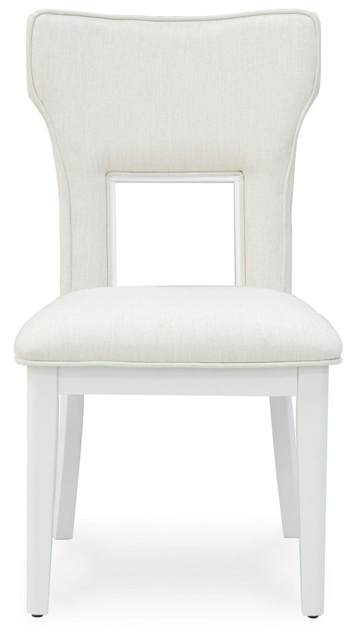 Chalanna - Dining Upholstered Side Chair (Set of 2) - White - R&R Furniture Gallery (Fountain Valley, CA)