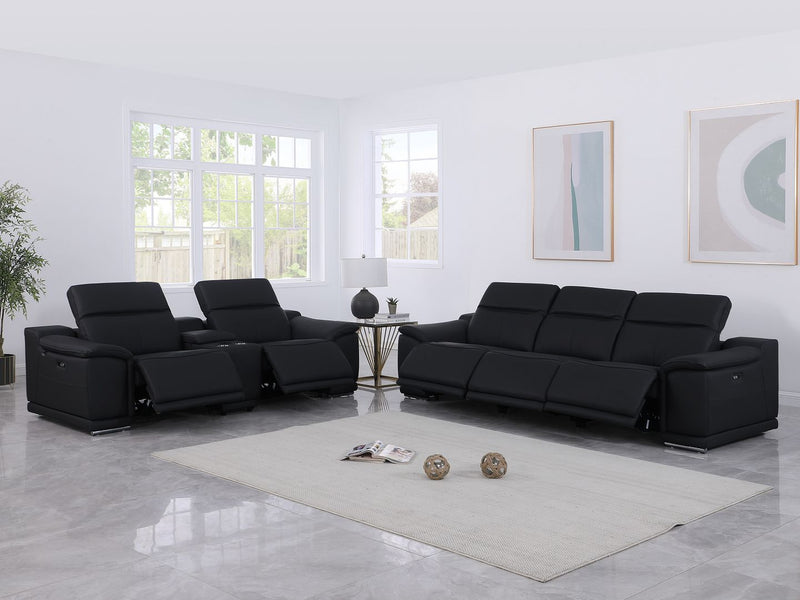 9762 - 6-Piece Modular Power Reclining Sofa And Console Loveseat Set With 5 Power Recliners In