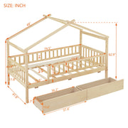 House Bed With 2 Drawers - R&R Furniture Gallery (Fountain Valley, CA)
