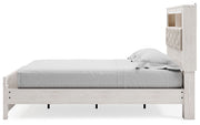 Altyra - Queen Panel Bookcase Bed With Roll Slats - White - R&R Furniture Gallery (Fountain Valley, CA)