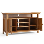 Amherst - TV Media Stand, Handcrafted - R&R Furniture Gallery (Fountain Valley, CA)