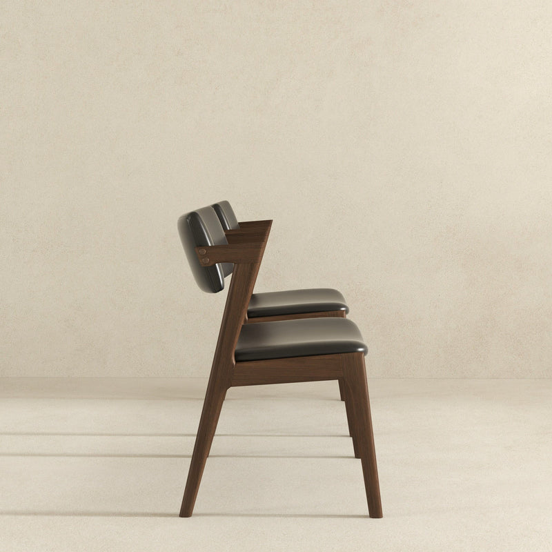 Edwin - Mid-Century Modern Dining Chair (Set of 2) - R&R Furniture Gallery (Fountain Valley, CA)