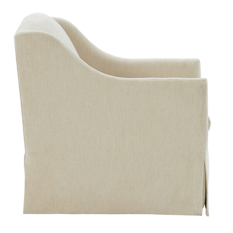 Luisa - Skirted Swivel Accent Chair
