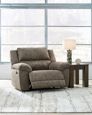 Laresview - Zero Wall Wide Seat Recliner - Fossil - R&R Furniture Gallery (Fountain Valley, CA)