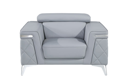 1140 - Top Grain Italian Leather Chair - R&R Furniture Gallery (Fountain Valley, CA)