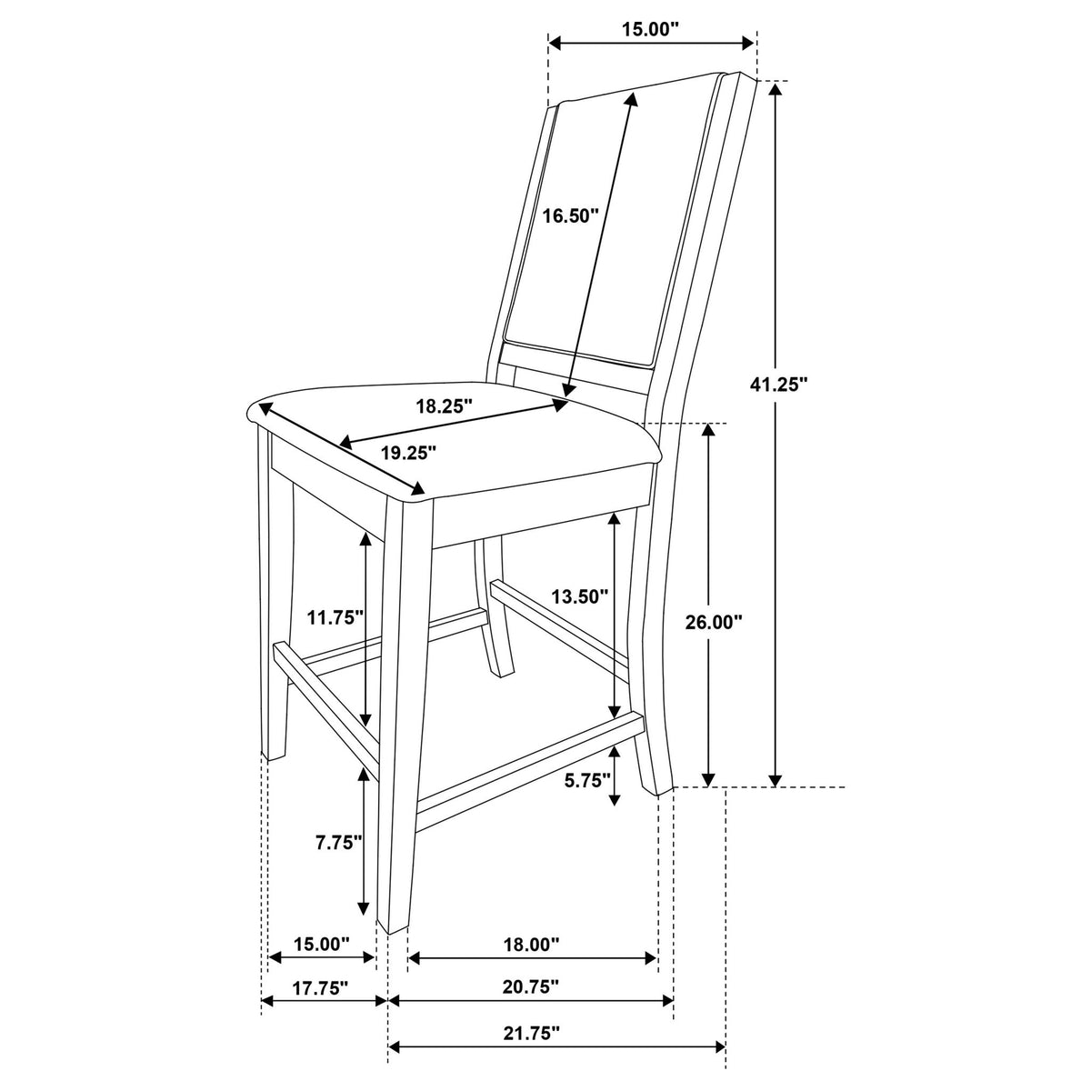 Walden - Counter Height Dining Set