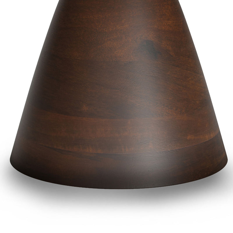 Winnie - Round Coffee Table - Walnut - R&R Furniture Gallery (Fountain Valley, CA)