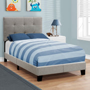 Bed, Upholstered, Frame Only, Transitional - R&R Furniture Gallery (Fountain Valley, CA)