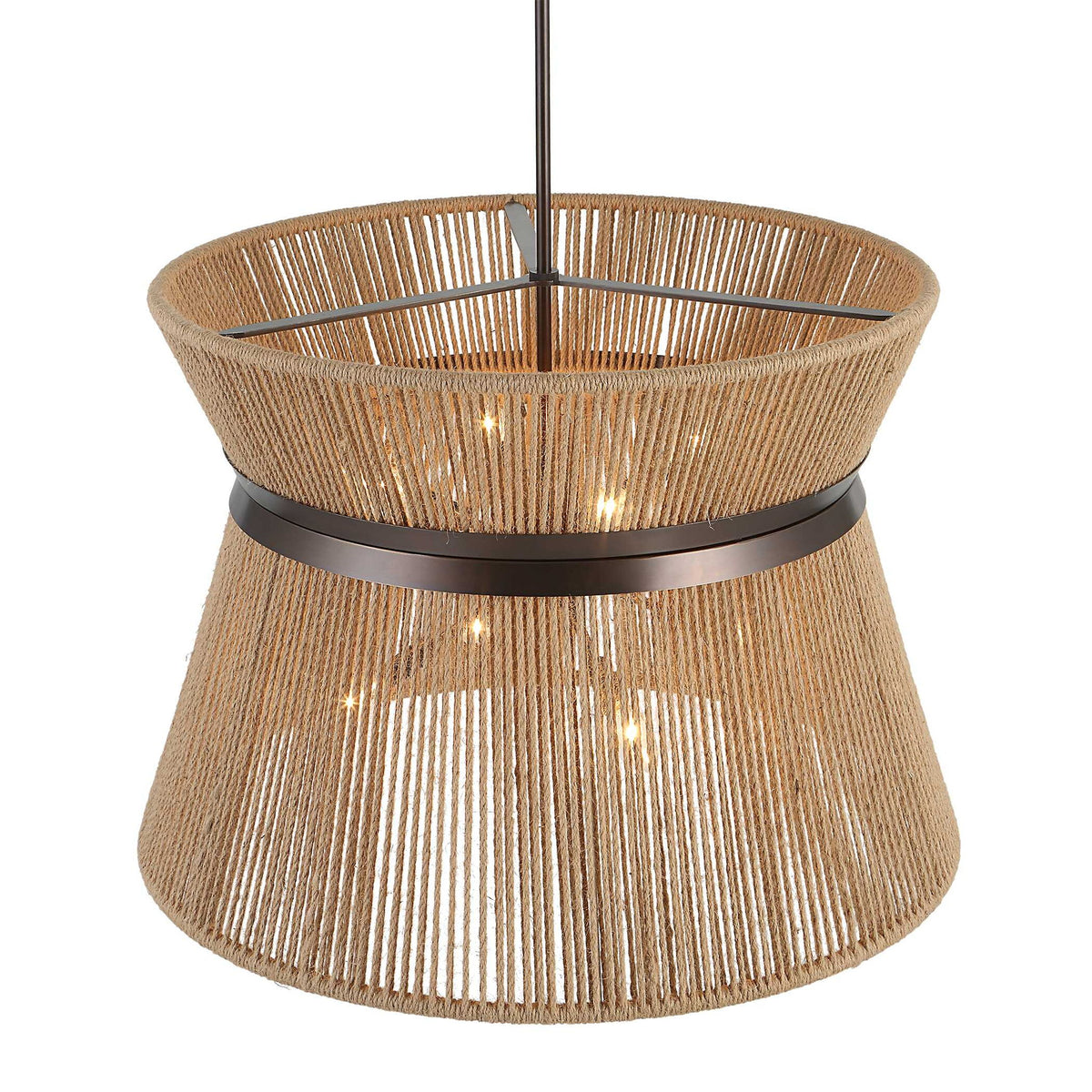 Highly Strung - 8 Light Round Pendant