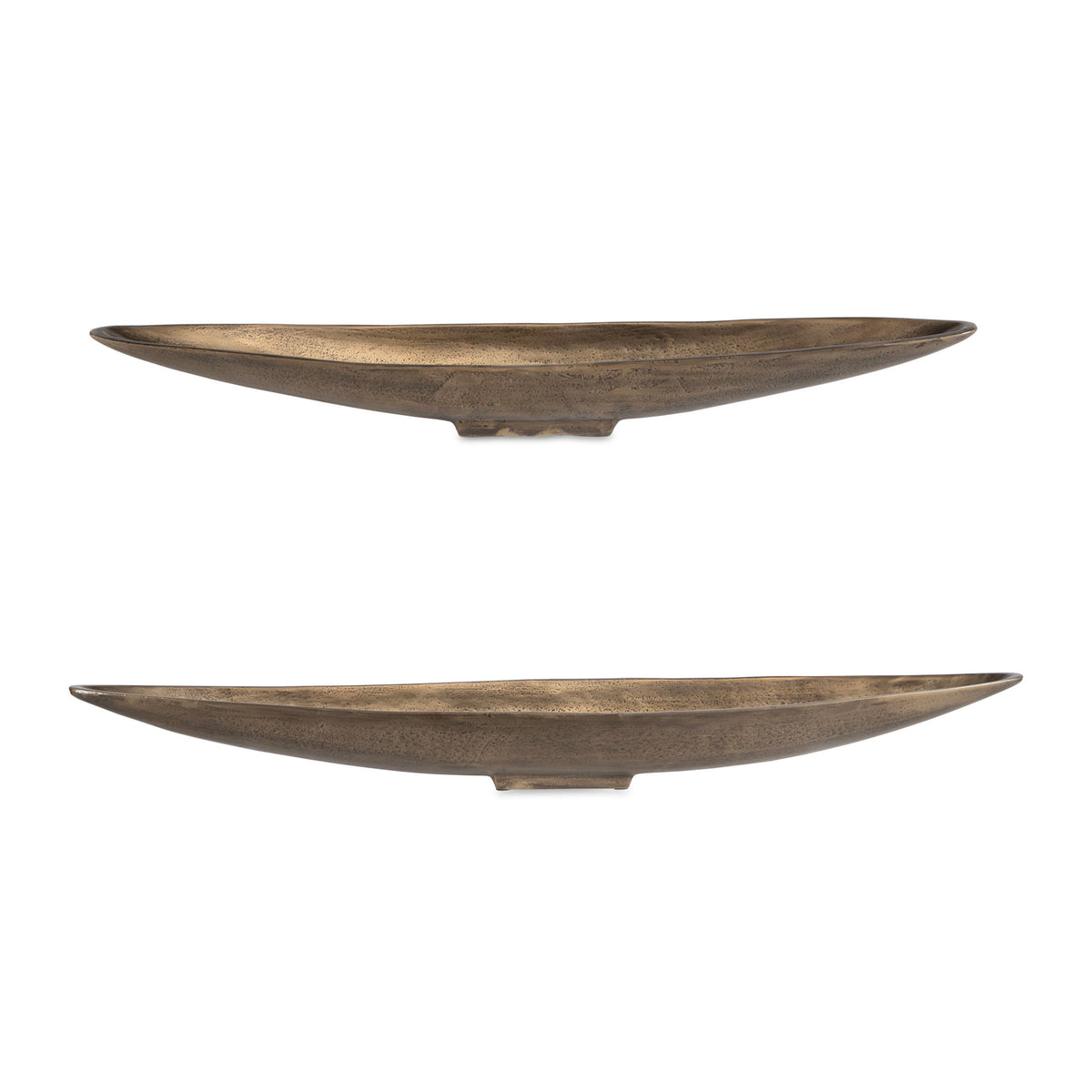 River - Run Bowls (Set of 2) - Antique Brass