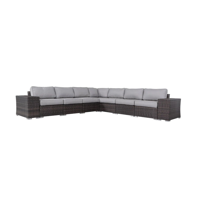 Rattan Sectional Sofa Set With Cushions - R&R Furniture Gallery (Fountain Valley, CA)