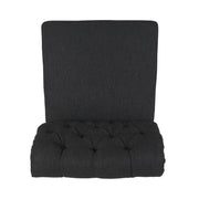 Broxton - Tuft Dining Rolltop Chairs With Button Tufted Backrest (Set of 2) - R&R Furniture Gallery (Fountain Valley, CA)