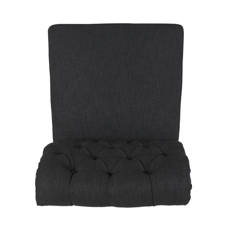 Broxton - Tuft Dining Rolltop Chairs With Button Tufted Backrest (Set of 2) - R&R Furniture Gallery (Fountain Valley, CA)