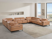 1246 - 12-Piece U-Shaped Modular Power Reclining Sectional With 4 Power Recliners And Power Headrests - R&R Furniture Gallery (Fountain Valley, CA)