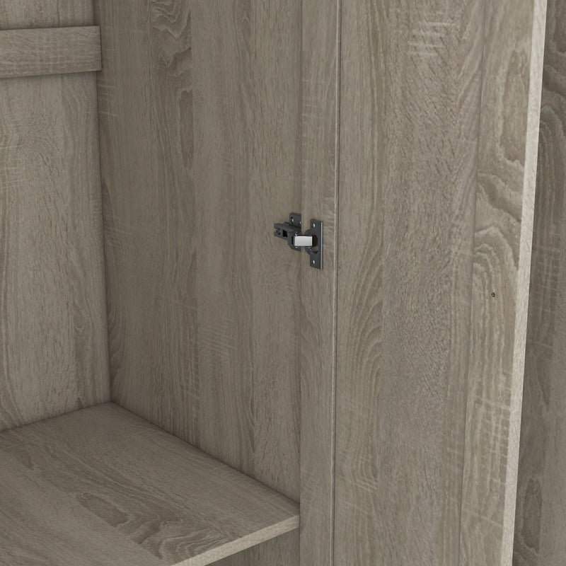 3 Door Shutter Wardrobe With Shelves - R&R Furniture Gallery (Fountain Valley, CA)