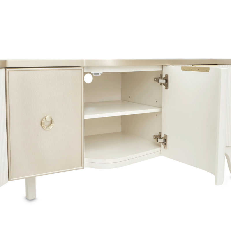 La Marisia - Media Cabinet - Creamy Pearl - R&R Furniture Gallery (Fountain Valley, CA)