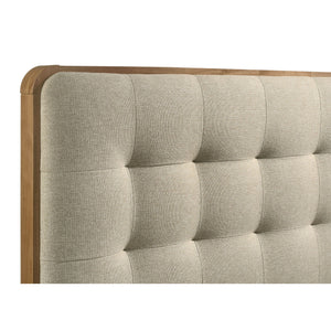 Winston - Platform Bed With Upholstered Headboard