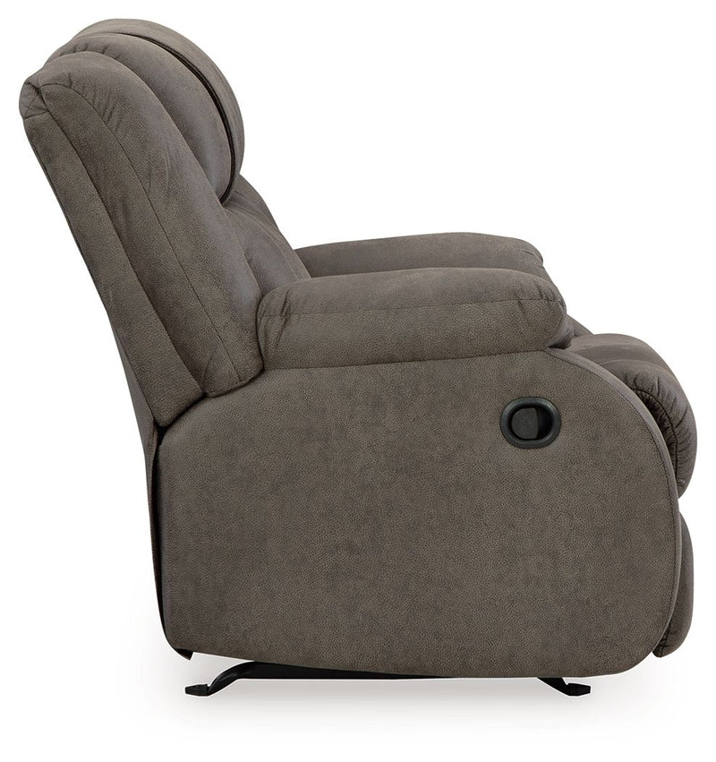 First Base - Rocker Recliner - Gunmetal - R&R Furniture Gallery (Fountain Valley, CA)