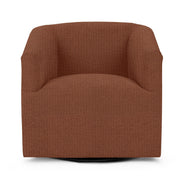 Classic Home Vernon swivel chair with a plush, upholstered seat and wooden base, showcasing a modern, comfortable design.
