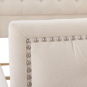 Marcella - Upholstered Shelter Headboard Bed Set - R&R Furniture Gallery (Fountain Valley, CA)
