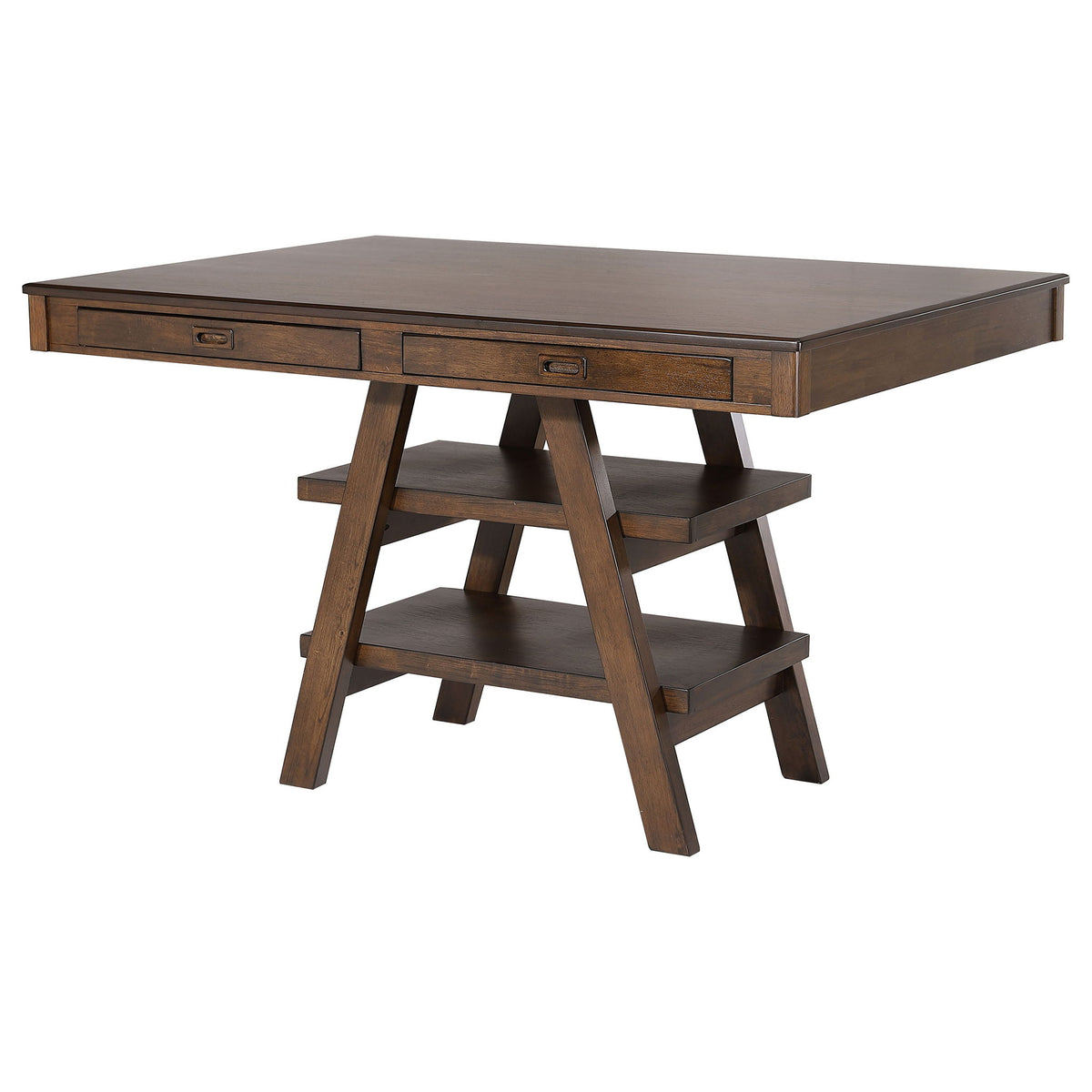 Ferrara - 2 Drawer Counter Height Table - Walnut