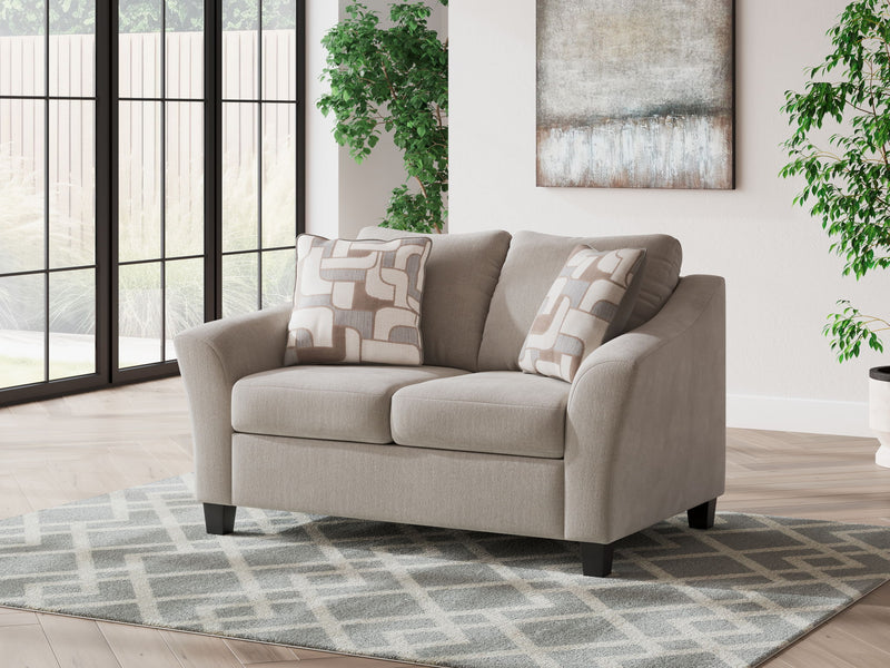 Willarae - 2 Pc. - Sofa, Loveseat - Taupe - R&R Furniture Gallery (Fountain Valley, CA)