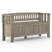 Acadian - Entryway Storage Bench, Handcrafted - R&R Furniture Gallery (Fountain Valley, CA)