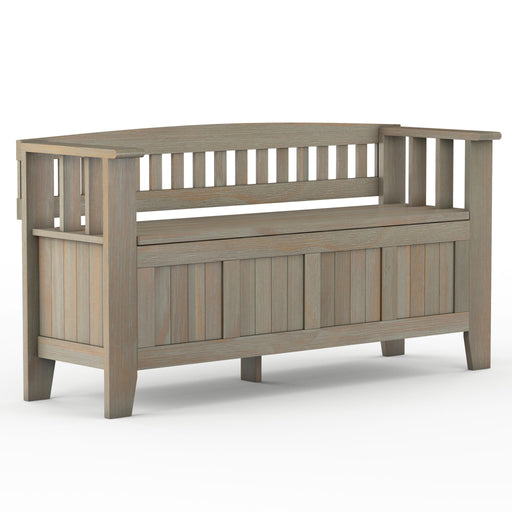 Acadian - Entryway Storage Bench, Handcrafted - R&R Furniture Gallery (Fountain Valley, CA)