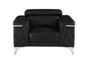 1140 - Top Grain Italian Leather Chair - R&R Furniture Gallery (Fountain Valley, CA)