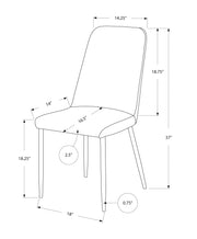 Dining Chair, Side, Upholstered For Dining Room, Contemporary (Set of 2) - R&R Furniture Gallery (Fountain Valley, CA)