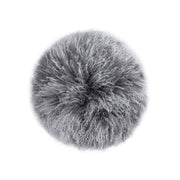 Alberta - Mongolian Sheepskin Round Ottoman - R&R Furniture Gallery (Fountain Valley, CA)