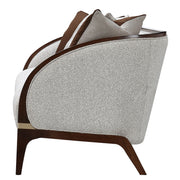 Houston - Sofa - Pebble / Walnut - R&R Furniture Gallery (Fountain Valley, CA)