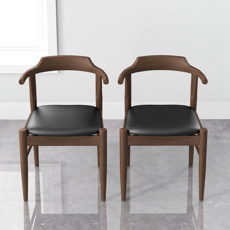 Leon - Mid-Century Modern Dining Chair (Set of 2) - R&R Furniture Gallery (Fountain Valley, CA)