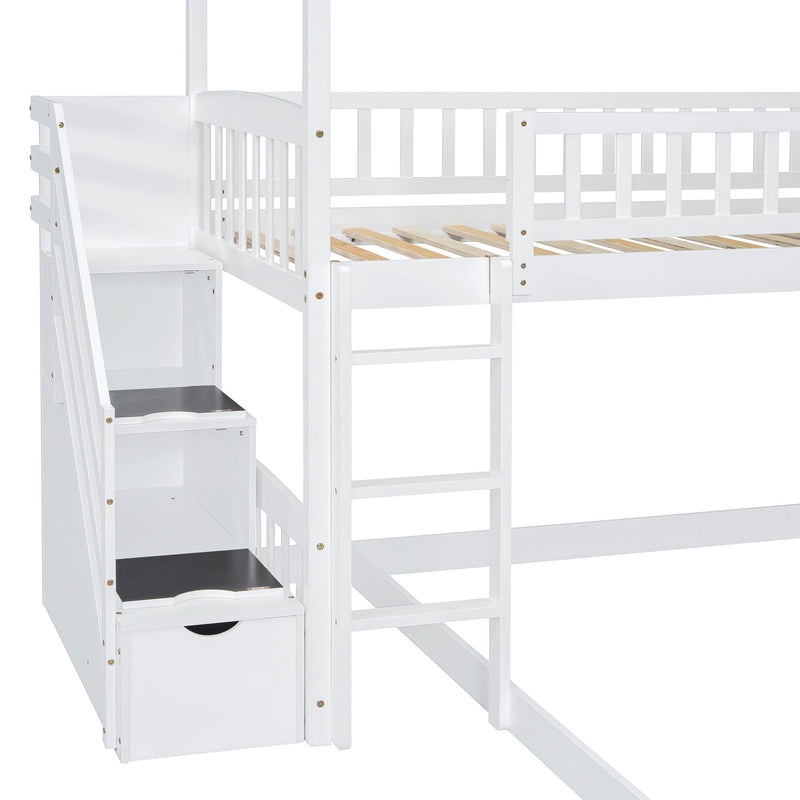 House Bunk Bed With Slide - R&R Furniture Gallery (Fountain Valley, CA)