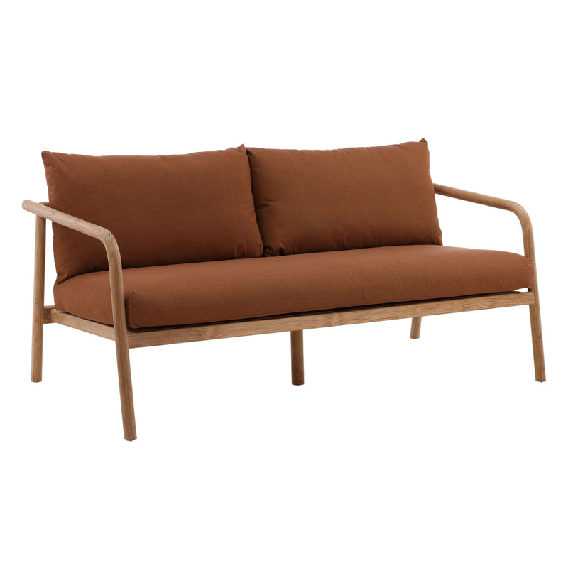 Aimee - Outdoor Sofa - Sienna And Natural