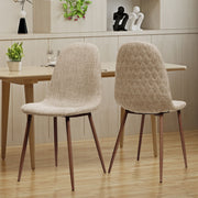 Elegant Dining Chair Set With Fabric - R&R Furniture Gallery (Fountain Valley, CA)