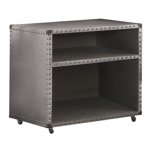 Brancaster - Nightstand With USB - Aluminum - R&R Furniture Gallery (Fountain Valley, CA)