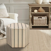 Accent Ottoman Printed Stripe - R&R Furniture Gallery (Fountain Valley, CA)