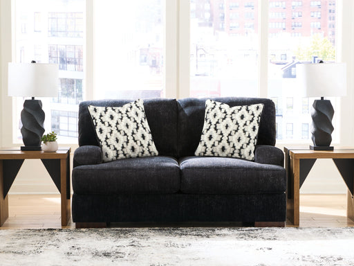 Whitmore Manor - Loveseat - Black Pearl - R&R Furniture Gallery (Fountain Valley, CA)