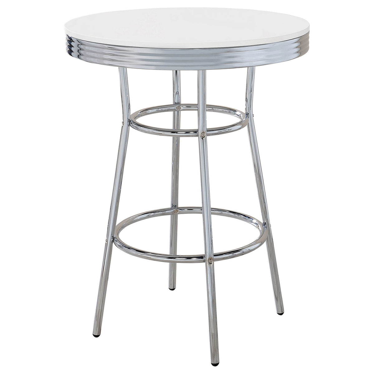 Werner - Round Bar Table - White