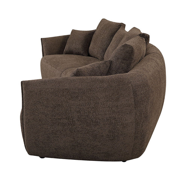 Bash - Sofa With 7 Pillows - Macca Anthology Boucle - R&R Furniture Gallery (Fountain Valley, CA)