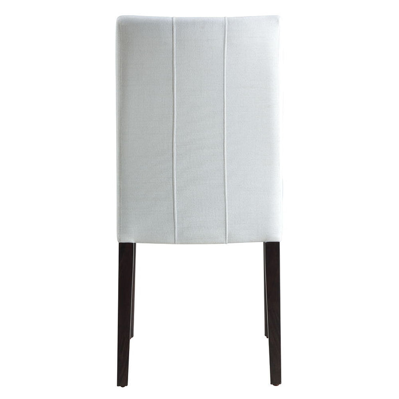 Carena - Side Chair (Set of 2) - White & Brown - R&R Furniture Gallery (Fountain Valley, CA)