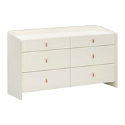 Collins - 6-Drawer Dresser - Cream - R&R Furniture Gallery (Fountain Valley, CA)