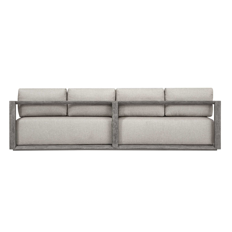 Remsen - Outdoor Large Sofa - Weathered Gray / Dove