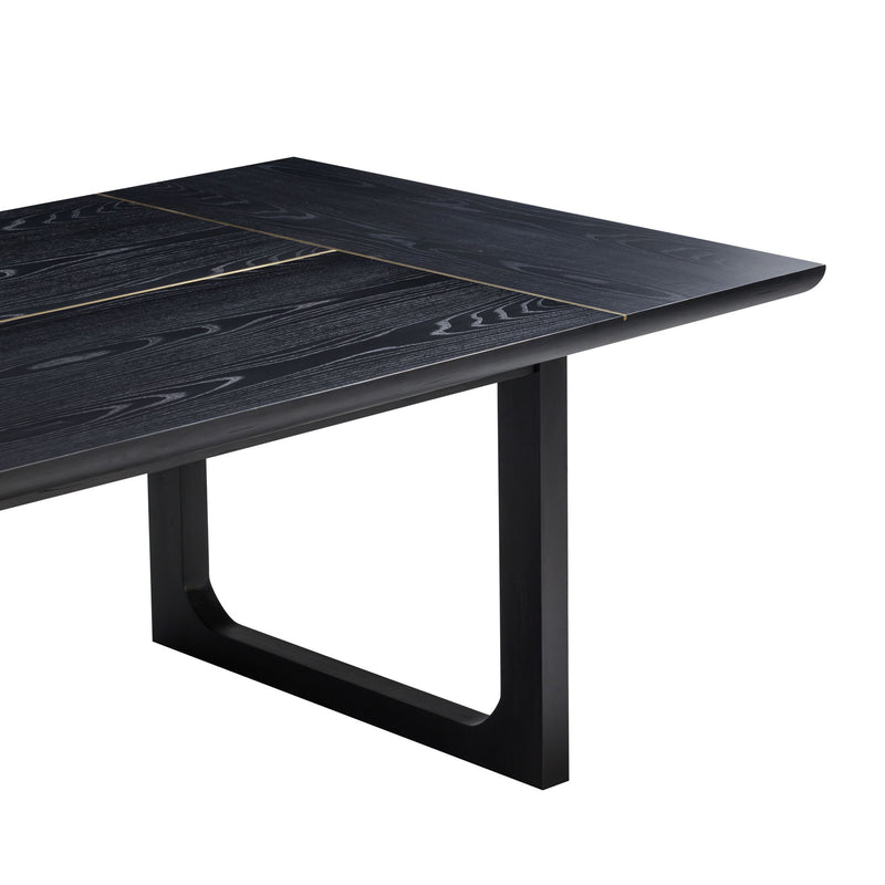 Shiloh - Rectangular Dining Table - Black - R&R Furniture Gallery (Fountain Valley, CA)